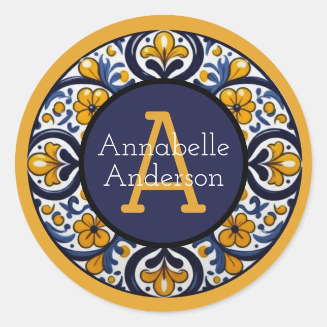 Talavera Personalize Sticker (Front)