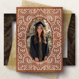 Talavera Terracotta Mexican Graduation Invitation