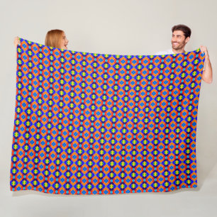 Talavera Tile Fleece Blanket