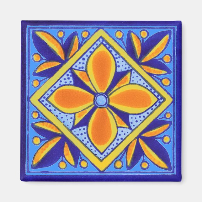 Talavera Tile Magnet (Front)