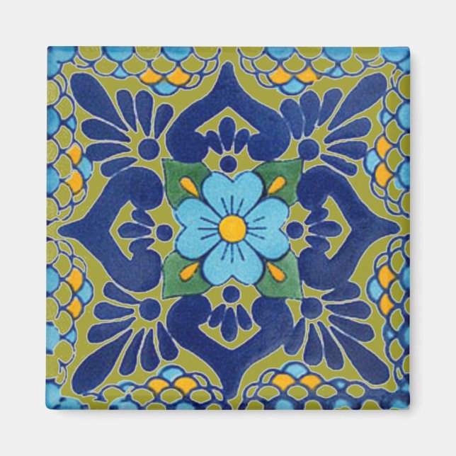 Talavera Tile Magnet (Front)