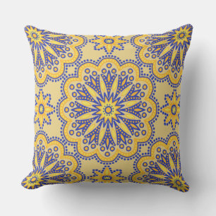 Talavera Tile Outdoor Pillow