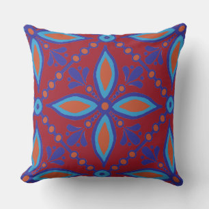 Talavera Tile Outdoor Pillow