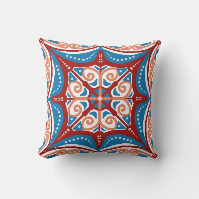 Talavera tile pattern on cushions (Front)
