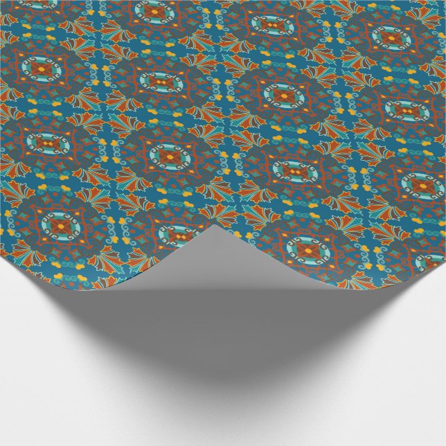 Talavera Tile Wrapping Paper (Corner)