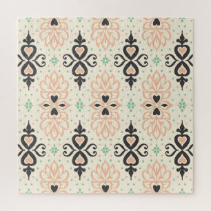 Talavera tiles, Mediterranean ornamental design. Jigsaw Puzzle