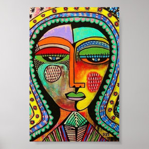 Talavera Vierge de Guadalupe BÉNÉDICTION Poster