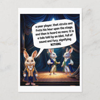 Tale Told By and Idiot  Postcard