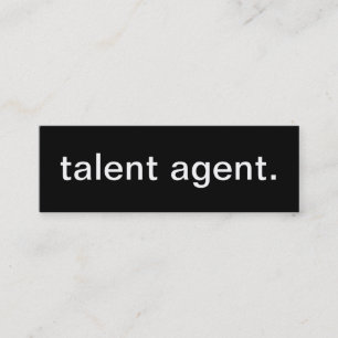 Talent Agent Business Card