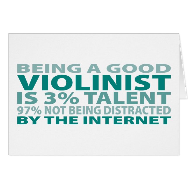 Talent du violoniste 3% (Devant horizontal)