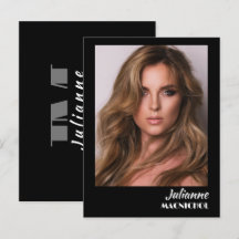 Talent Promo Postcard | Custom Photo and Logo