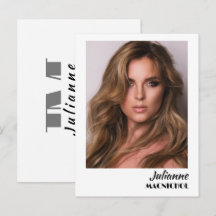 Talent Promo Postcard | Custom Photo and Logo