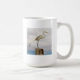 Talented Egret Fort Myers Beach, Florida Coffee Mug