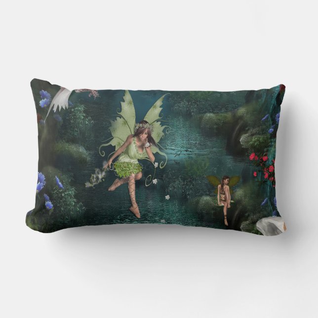 Tales from a fairy kingdom lumbar pillow (Front)