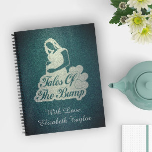 Tales of the bump Vintage Pregnancy Keepsake Notebook