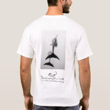 Tales of wild dolphin white T-shirt ドルフィンテイルT 白
