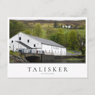 Talisker whisky distillery on Skye, Scotland Postcard
