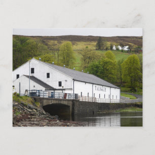 Talisker whisky distillery on Skye, Scotland Postcard