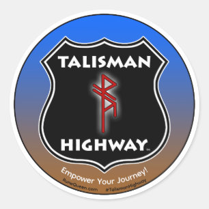 Talisman Highway RuneQueen Classic Round Sticker