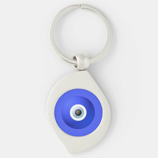 Talisman to Protect Against Evil Eye Keychain (Front)
