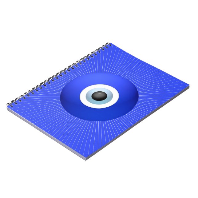 Talisman to Protect Against Evil Eye Notebook (Left Side)