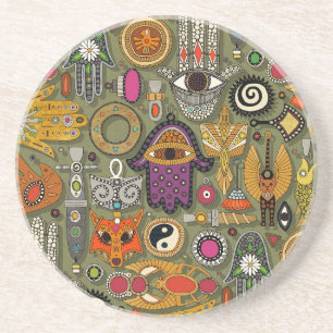 talismans moss coaster