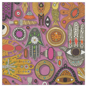 TALISMANS peony Fabric