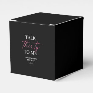 Talk 30 to Me Décor Favor Box