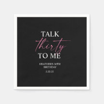Talk 30 to Me Décor