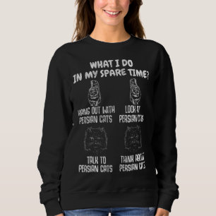 Talk Abaot Persian Cat Sweatshirt