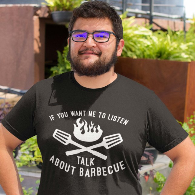 Talk About Barbecue T-Shirt (bbq shirt)