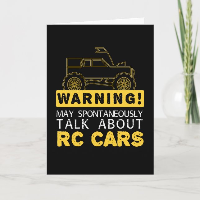 Talk About RC Cars Model Card (Front)