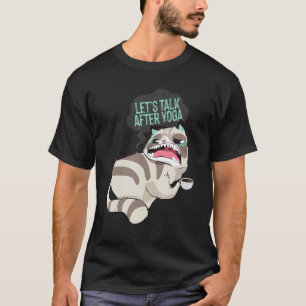 Talk After Yoga Cranky Cat T-Shirt