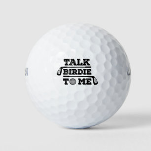 Talk Birdie To Me - Funny Golf Golfer Golfing Gift Golf Balls