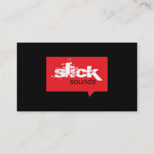 Talk Box Red Business Card