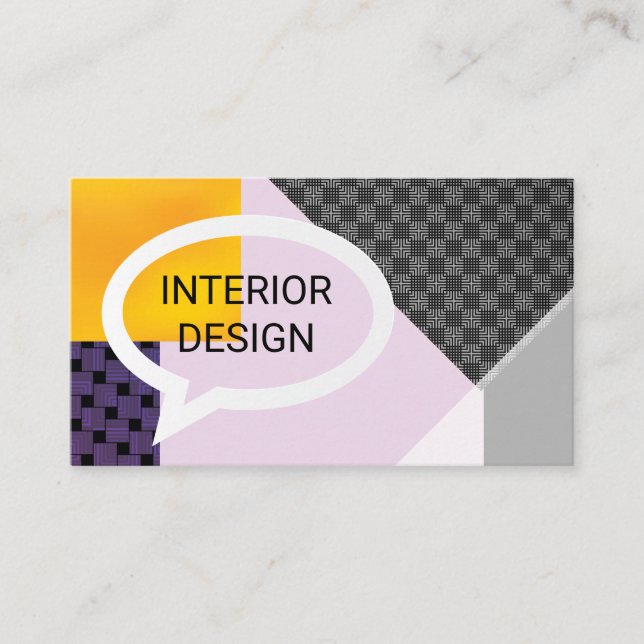 Talk Bubble Business Card (Front)