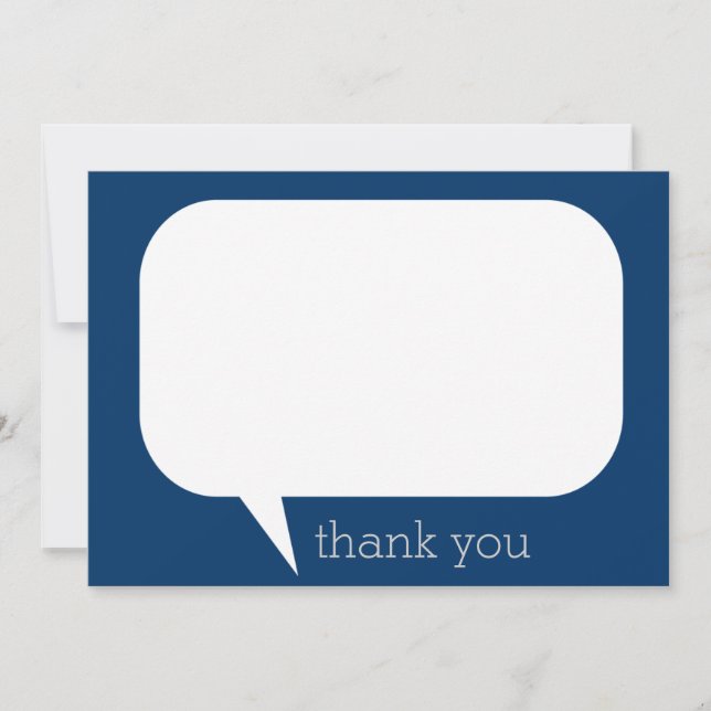 Talk Bubble Thank You Notes (Front)