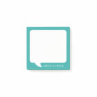Talk Bubble with Name - CAN EDIT teal blue