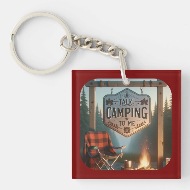 Talk Camping to Me – Keychain Adventure Gear (Devant)