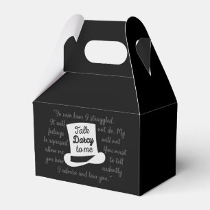 Talk Darcy To Me II Favor Box