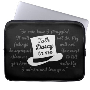 Talk Darcy To Me II Laptop Sleeve