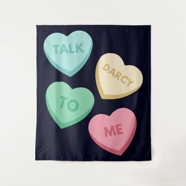 Talk Darcy To Me III Tapestry (Front)