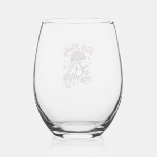 Talk Derby To Me Horse Mint Julep Vintage Shirt_1 Stemless Wine Glass
