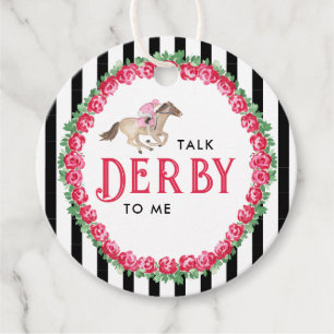 Talk Derby to Me   Horse Race Derby Bridal Shower Favour Tags