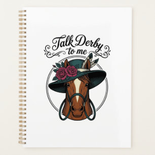 Talk Derby To Me Vintage Horse Hat Design Planner