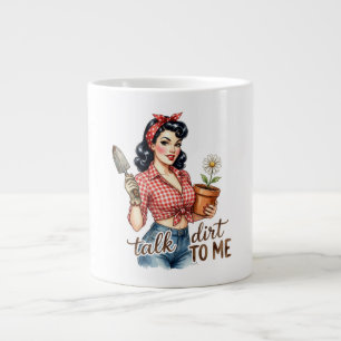Talk Dirt To Me Gardening Pun Coffee Mug