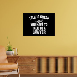 Talk is Cheap Poster
