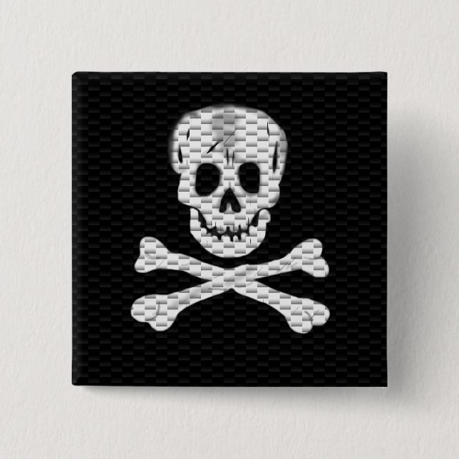 Talk Like a Pirate Day 2 Inch Square Button (Front)