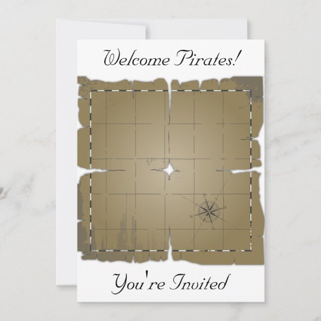 Talk like a Pirate Party Invitation (Front)