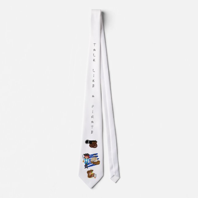Talk Like a Pirate tie (Front)